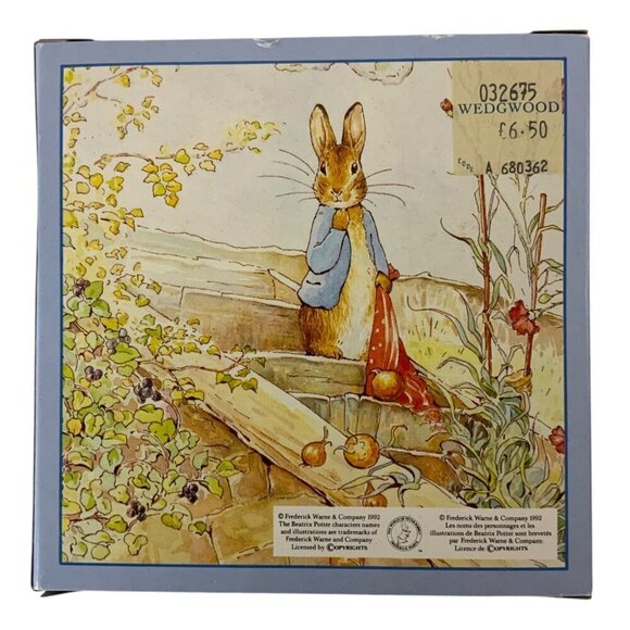 Peter Rabbit by Wedgwood Ceramic Compotier 6 in Dish 1993 Made in England - Picture 2 of 4